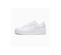 PUMA Baby Girl Carina Street Jr Baskets, Puma White Puma White Puma Gold, 38 EU
