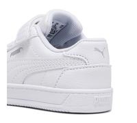 Baskets Puma Caven 2.0 Bébé, Chaussures, Blanc/Silver/Noir, 20 White,Silver,Black