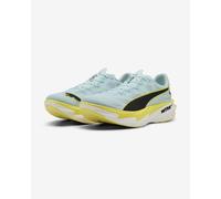 Puma Deviate Nitro Elite 4 Chaussure de compétition Hommes-bleu clair, jaune lemon, Taille 46