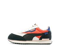 Baskets - PUMA - Future Rider Splash Ps - Rose/blanc/noir - Nylon - Lacets - Enfant 29