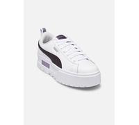 Baskets Puma Mayze Lth Jr pour Enfant 36 Blanc