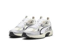 PUMA Femme Milenio Tech Chaussures athlétiques, Warm White White Silver, 46 EU