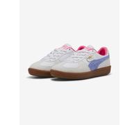 Baskets Puma Palermo Leather blanc beige bleu - 37.5