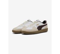 Baskets Puma Palermo Leather blanc beige clair noir - 45