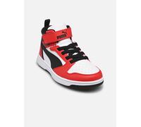 PUMA PUMA Rebound V6 Mid AC+ PS, Basket, PUMA White-PUMA Black-for All Time Red,