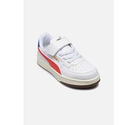 PUMA CAVEN 2.0 Retro AC+ PS Sneaker, White-for All Time Red-Gum, 21 EU