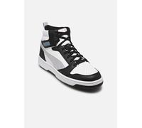 PUMA Fille Rebound V6 Mid Space Belle Jr, Puma Black Lilac Crush Puma White, 36 EU