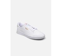 PUMA Unisex Shuffle Baskets, Puma White Puma White Puma Team Gold, 41 EU