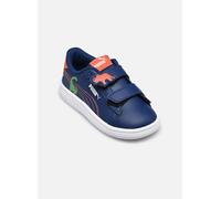 Puma Baskets Smash 3.0 Dino V bleu foncé/vert/homard/blanc Taille 21