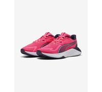PUMA Baskets basses 'PWR' gris / violet foncé / rose, Taille 37