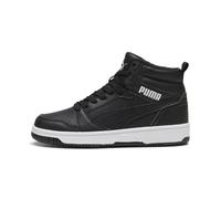 Baskets PUMA Rebound V6 WTR Enfant et Adolescent, Chaussures, Noir/Blanc, 37.5 37.5