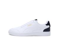 Puma Basket Shuffle Mixte Blanc/Blanc/Peacoat/Team Gold 44 EU