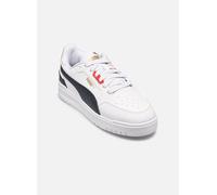 PUMA Shuffle Downtown Lo Jr Basket, Blanc New Navy pour Tous Les Temps Rouge, 36 EU