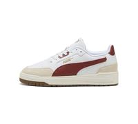 PUMA Baskets Unisexes Shuffle Downtown OG, Blanc/Bordeaux, Rouge doré, Pointure 39,5 EU, Puma Blanc Bordeaux Rouge PUMA Or, 40 EU