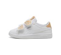 Baskets PUMA Smash 3.0 Butterfly Enfant, Chaussures, Blanc/Almost Apricot, 30 30