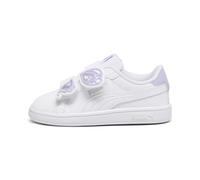 Baskets PUMA Smash 3.0 Butterfly Enfant, Chaussures, Blanc/Vivid Violet/Silver, 26 26