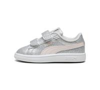 Baskets PUMA Smash 3.0 Glitz Glam Bébé, Chaussures, Gris, 21 21