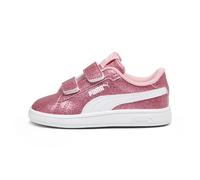 Baskets PUMA Smash 3.0 Glitz Glam Bébé, Chaussures, Peach Smoothie/Blanc, 25 25