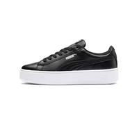 PUMA Baskets basses 'Vikky Stacked' noir / blanc, Taille 37,5