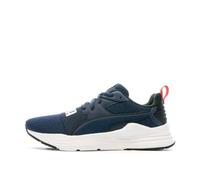 Baskets Marines/Blanches/Rouges Garçon Puma Wired - 38
