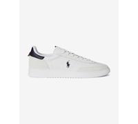 Baskets Ralph Lauren Bedford Leather Suede Rib blanc bleu marine - 43