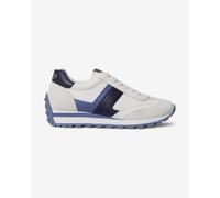 Baskets Ralph Lauren Dani Low Suede blanc bleu femme - 39