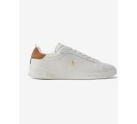 Baskets Ralph Lauren Heritage Court Rib blanc marron - 42