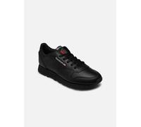 Reebok Baskets Classic Leather Femme – Cuir, talon plat, lacets – Noir – Taille 38