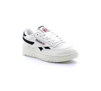 Reebok Baskets Club C doubles pour femme, Blanc crème et noir, 37 EU