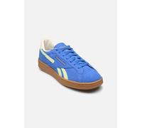 Reebok - Sneakers basses - Club C Grounds UK Kinetic Blue Astro Lime Vintage Chalk en Cuir - Taille 40 - Bleu Bleu 40