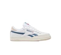 Reebok - Sneakers basses en cuir - Club C Revenge Ftwr White Twilight Blue Muted Clay en Cuir - Taille 38.5 - Bleu Bleu 38.5