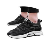 Baskets Rehaussantes Homme avec Talon Invisible 6cm Taller, Sneakers Maille Mode Bout Rond Chaussures de Sports Ascenseur à Lacets Compensée Marche Gym Course Basquet Randonnée