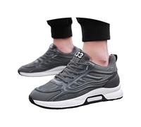 Baskets Rehaussantes Homme avec Talon Invisible 6cm Taller, Sneakers Mode Bout Rond Chaussures de Sports Ascenseur à Lacets Compensée Marche Gym Course Basquet Randonnée