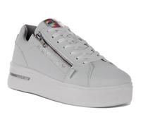 Baskets - REPLAY - University Zip - Blanc - Femme - Fermeture éclair latérale 38