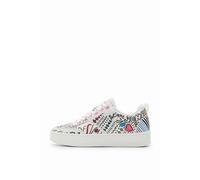 Baskets rétro à illustrations femme Desigual Arty Blanc 38