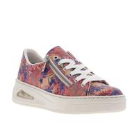 Baskets - RIEKER® - Multicolores - Semelle à bulle d'air - Lacets et zip - Imprimé jungle 40
