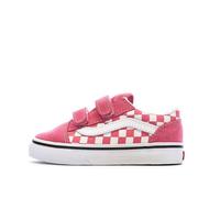 Baskets Rose Garçon Vans Old Skool V Check 24 1/2