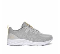 Baskets Rostie pour Femme - Gris, jaune - KAPPA - Polyester - Lacets 36