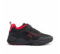 Kappa Baskets Noires/Rouge Garçon Logo Safir 2