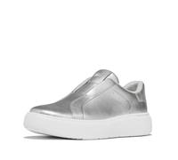 Baskets sans lacets cuir femme FitFlop Rtg ArgentÃ© 40