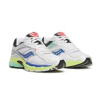 Baskets SAUCONY PROGRID OMNI 9 - Chaussures Unisexes Stables et Confortables Blanc et Jaune 38
