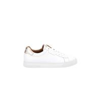 Baskets Schmoove - Spark Clay - Blanc/Beige - Femme - Cuir perforé et brillant - Lacets 36
