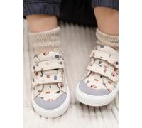 VERTBAUDET Baskets scratchées bébé en Toile Beige imprimé 20
