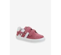 Baskets scratchées cuir enfant collection maternelle framboise 26