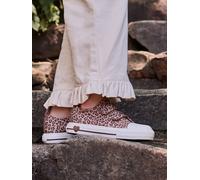 Baskets scratchées toile imprimée enfant collection maternelle beige imprimé 27