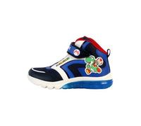 Baskets semi-montantes - Geox - Ciberdron - Bleu marine - Scratch - Talon plat 24
