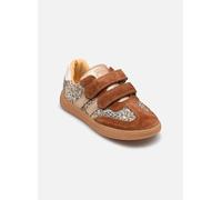 Baskets basses enfant filles Shoo Pom YUZU LO SCRATCH Marron 33