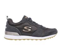 Baskets SKECHERS 111 pour femme - Gris et doré - Lacets - Synthétique 36