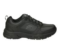 Skechers Oak Canyon Redwick Hommes Formateurs, Black Leather Synthetic Textile Black Trim, 40 EU