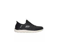Skechers Homme Summits Key Pace Espadrilles, Black Mesh W, 44 EU